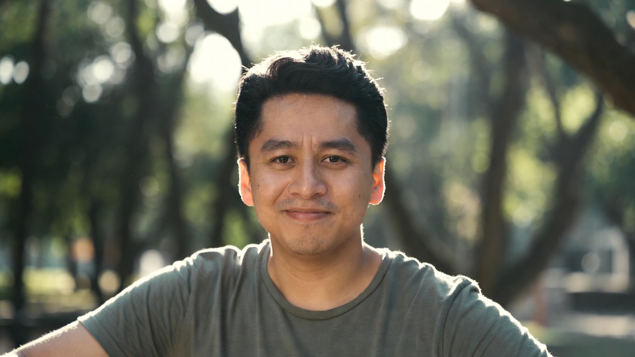 confident person with calm mind and improved focus